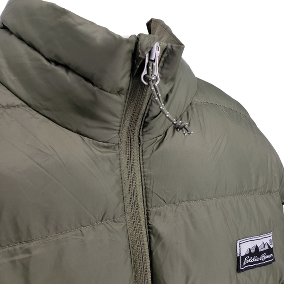 Eddie Bauer Mens Size XXL Microlight IV Down Army Green Packable Jacket NWT - Picture 6 of 9